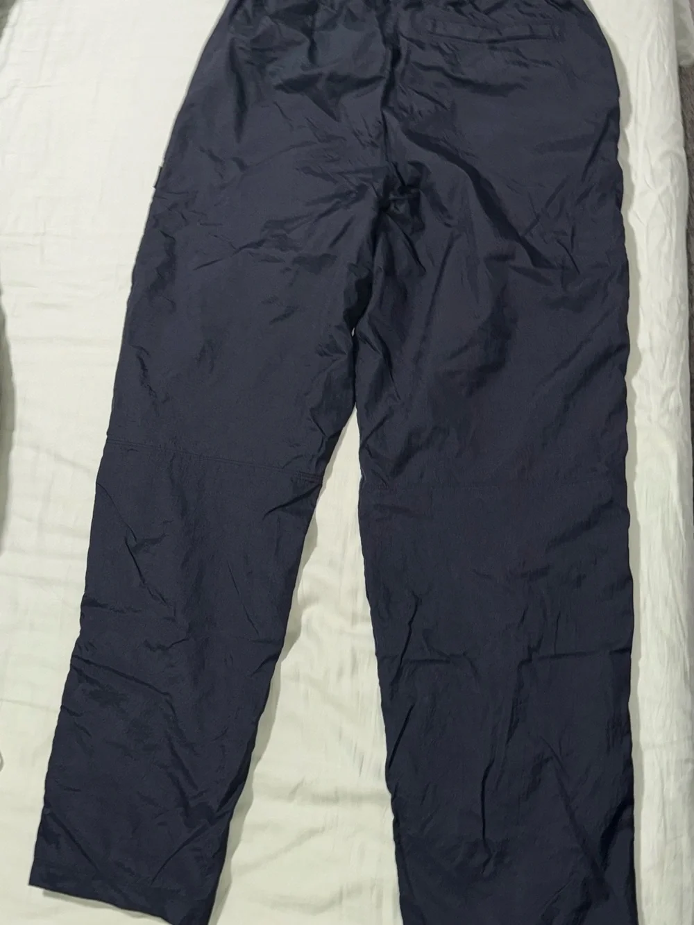 Under Armour Navy and Black Track Pants with White Piping